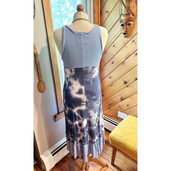 Handmade Upcycled Tie Dye Summer Sun Dress by Jeorjia Shea - Picture 9 of 10